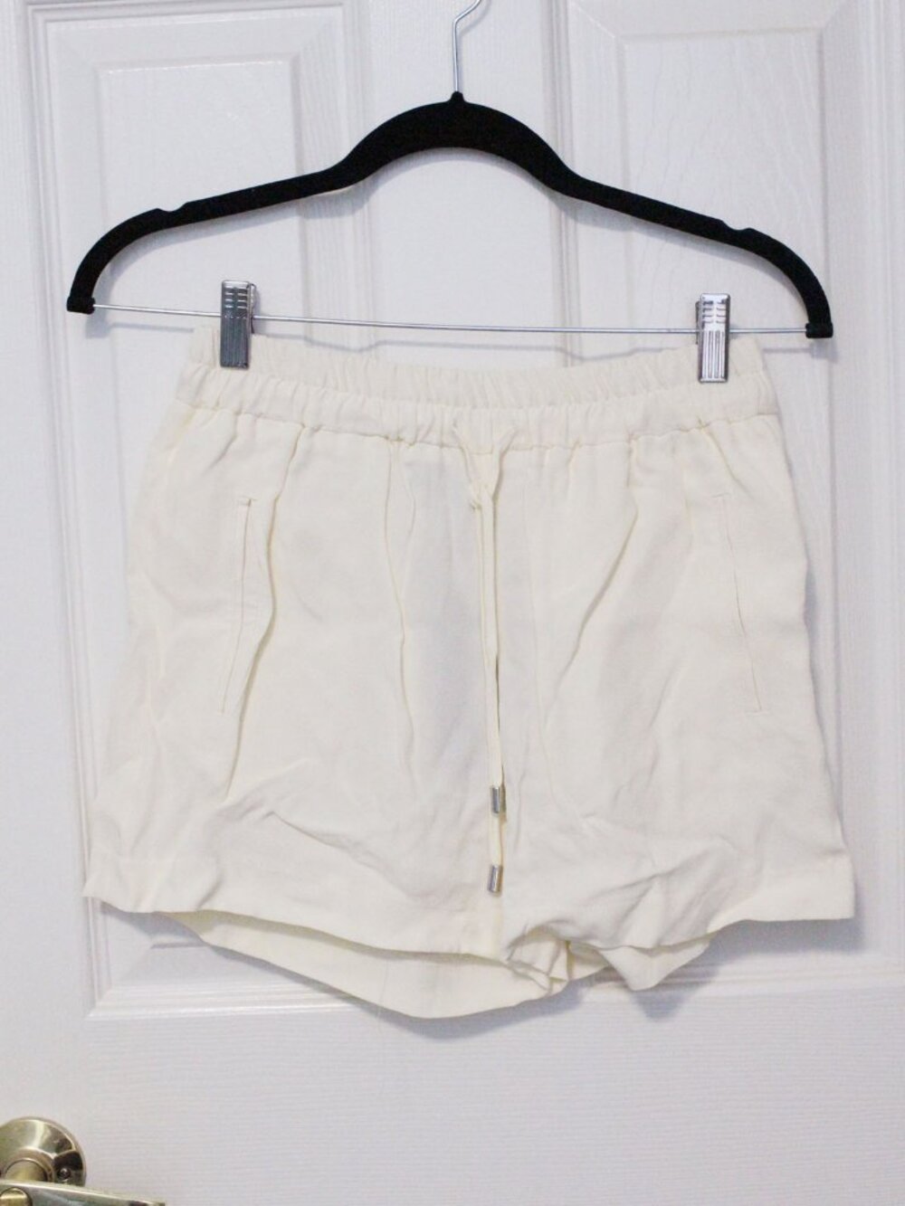 Zara Cream Summer Shorts